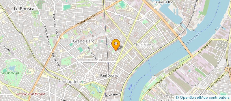 localisation de l'entreprise SCI DARVIN 40  BORDEAUX