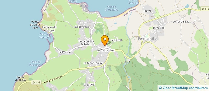 localisation de l'entreprise SCI DARWINE  FERMANVILLE