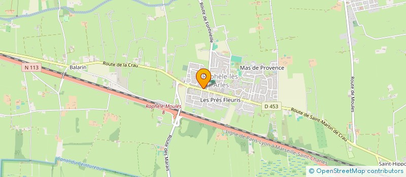 localisation de l'entreprise SCI DARY à ARLES