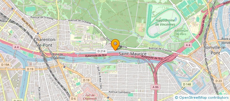 localisation de l'entreprise SCI DARYA à SAINT-MAURICE