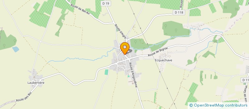 localisation de l'entreprise SCI DAS EIRAS à GENAC-BIGNAC