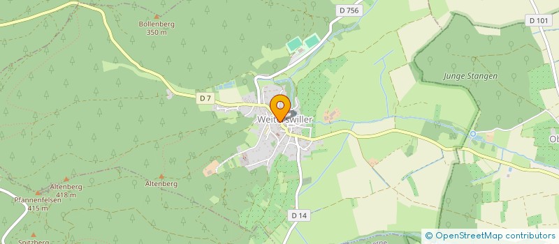 localisation de l'entreprise SCI DAS LOS  WEITERSWILLER