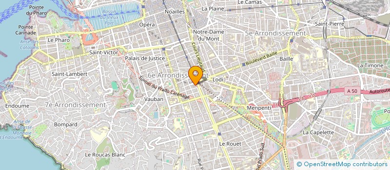 localisation de l'entreprise SCI DASAG  MARSEILLE