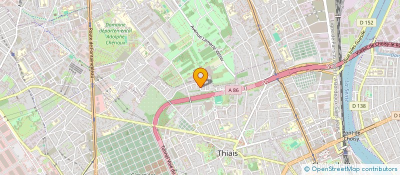 localisation de l'entreprise SCI DASAN  THIAIS