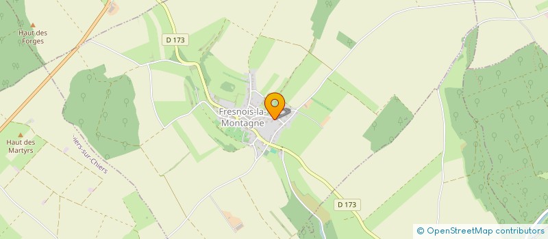 localisation de l'entreprise SCI DASARD  FRESNOIS-LA-MONTAGNE