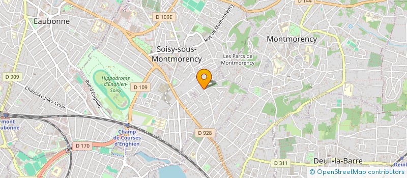 localisation de l'entreprise SCI DASAS à SOISY-SOUS-MONTMORENCY