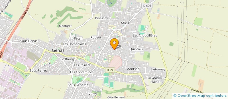 localisation de l'entreprise SCI DASCO  GENAS