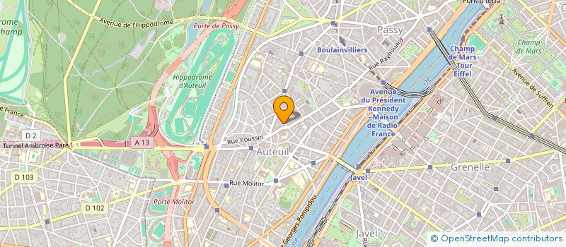 localisation de l'entreprise SCI DASHA + SASHA  PARIS