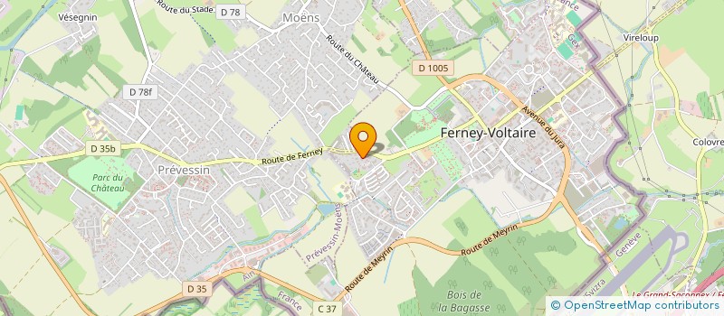 localisation de l'entreprise SCI DASHTI à FERNEY-VOLTAIRE