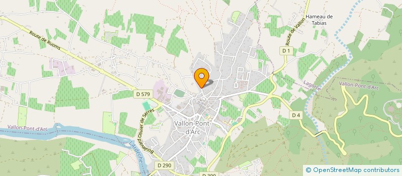 localisation de l'entreprise SCI DASJY à VALLON-PONT-D'ARC