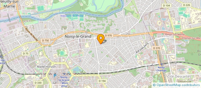 localisation de l'entreprise SCI DASL  NOISY-LE-GRAND