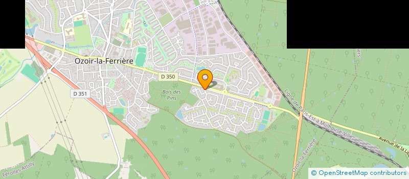 localisation de l'entreprise SCI DASO INVESTISSEMENTS  OZOIR-LA-FERRIERE