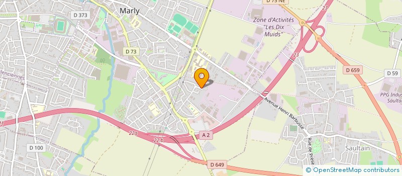 localisation de l'entreprise SCI DASOMACL INVEST  MARLY