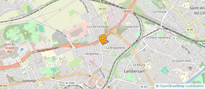 localisation de l'entreprise SCI DASSONNEVILLE DEKEIREL SOLFERINO à LAMBERSART