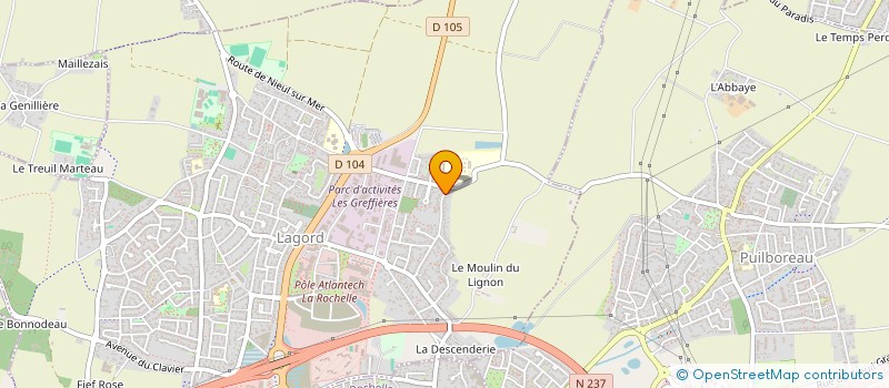 localisation de l'entreprise SCI DASSONVAL IMMO  LA ROCHELLE