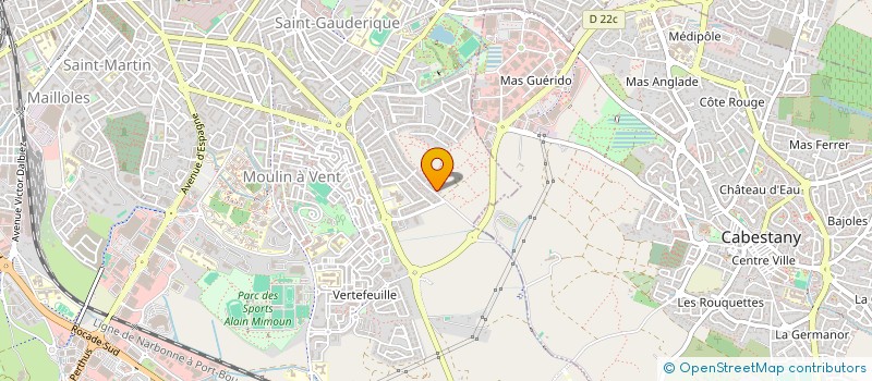 localisation de l'entreprise SCI DAST à PERPIGNAN
