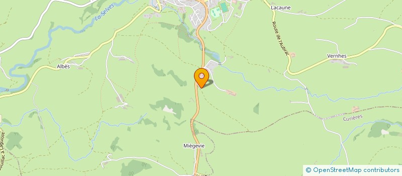 localisation de l'entreprise SCI DASTERAD  LAGUIOLE