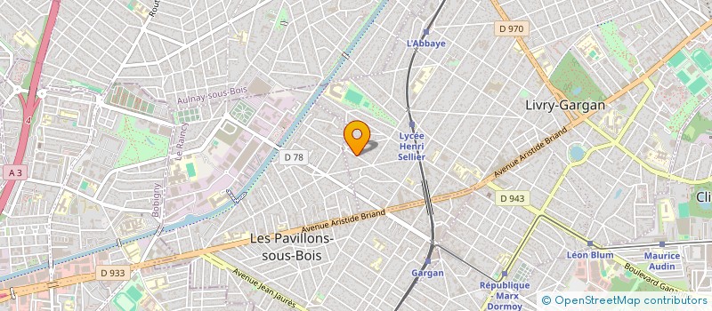 localisation de l'entreprise SCI DASY à LIVRY-GARGAN