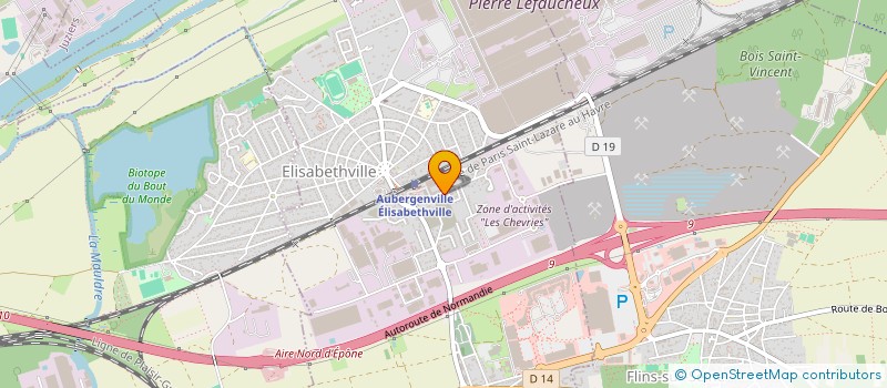 localisation de l'entreprise SCI DAT  AUBERGENVILLE