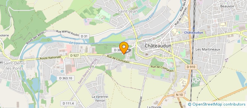 localisation de l'entreprise SCI DATA à CHATEAUDUN