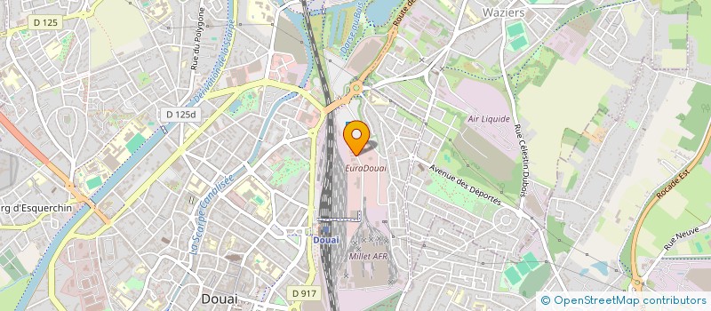 localisation de l'entreprise SCI DATAWARE à DOUAI
