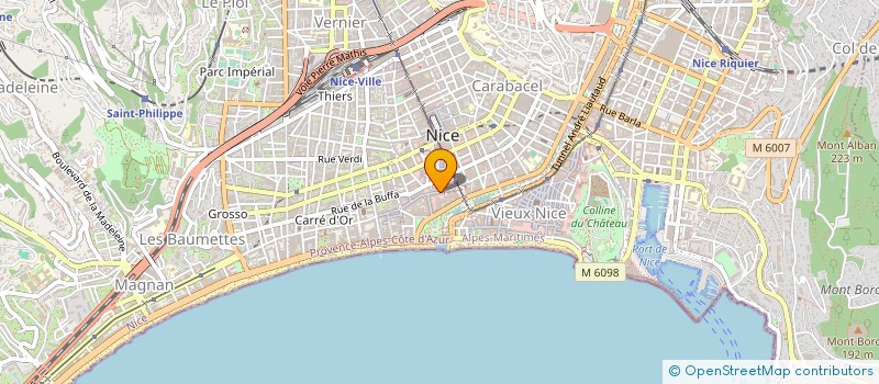 localisation de l'entreprise SCI DATCHA  NICE