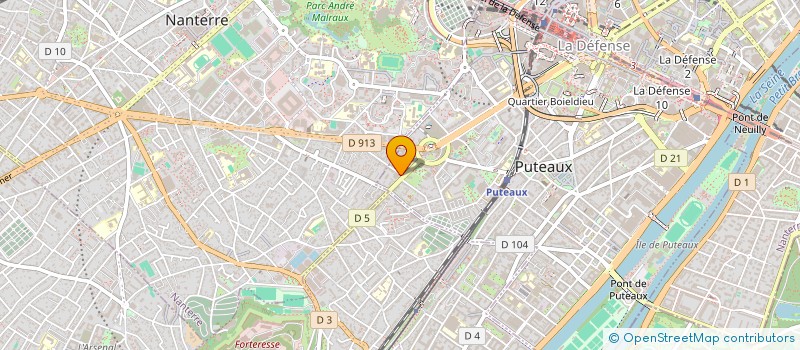 localisation de l'entreprise SCI DATCHA  PUTEAUX