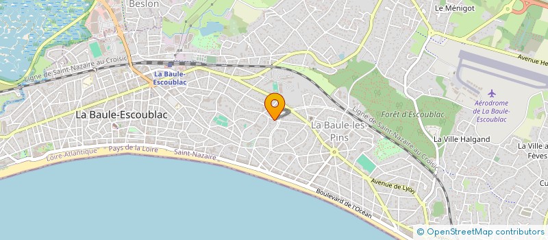 localisation de l'entreprise SCI DATCHA  LA BAULE-ESCOUBLAC