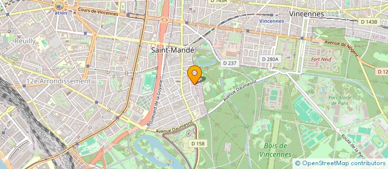 localisation de l'entreprise SCI DATCHA à SAINT-MANDE