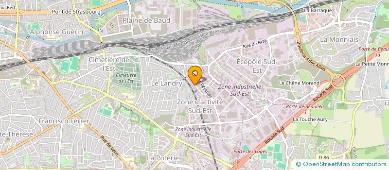 localisation de l'entreprise SCI DATCHA  RENNES