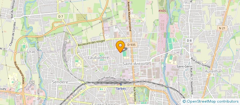 localisation de l'entreprise SCI DATCHARRY  TARBES