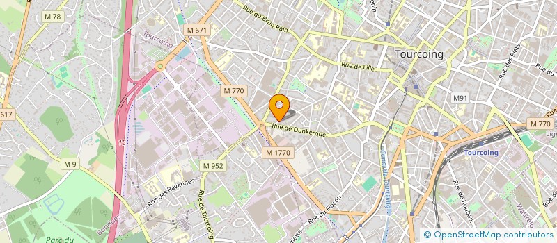 localisation de l'entreprise SCI DATH  TOURCOING