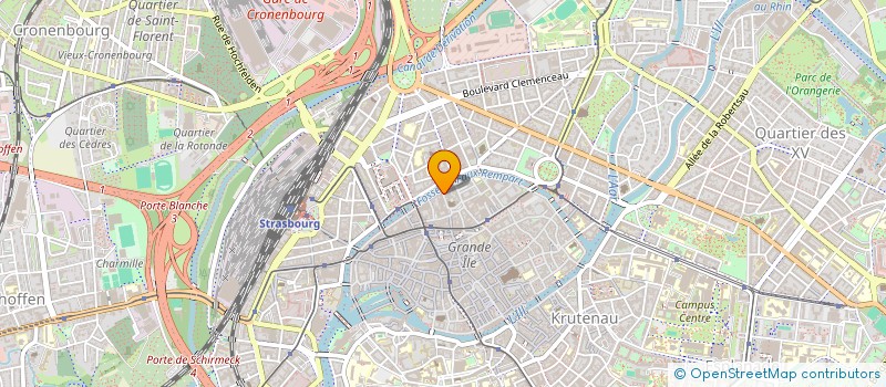 localisation de l'entreprise SCI DATHHA  STRASBOURG