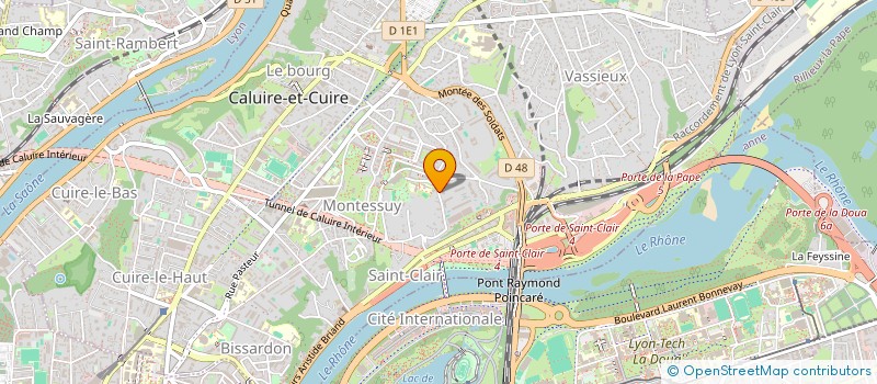 localisation de l'entreprise SCI DATHIMMO  CALUIRE-ET-CUIRE