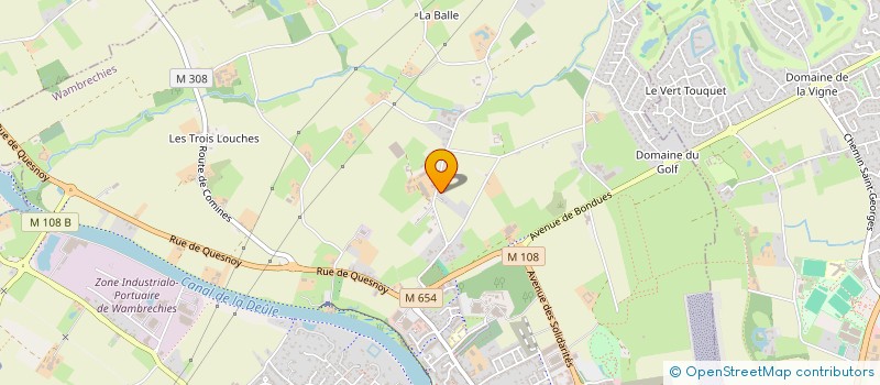 localisation de l'entreprise SCI DATHIS DATHIS ET DOMINGOS  WAMBRECHIES