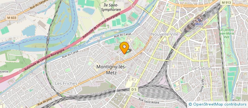 localisation de l'entreprise SCI DATI à MONTIGNY-LES-METZ