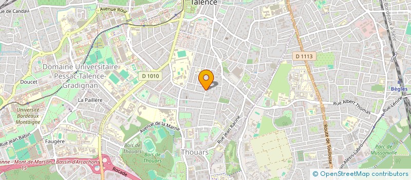 localisation de l'entreprise SCI DATIM  TALENCE