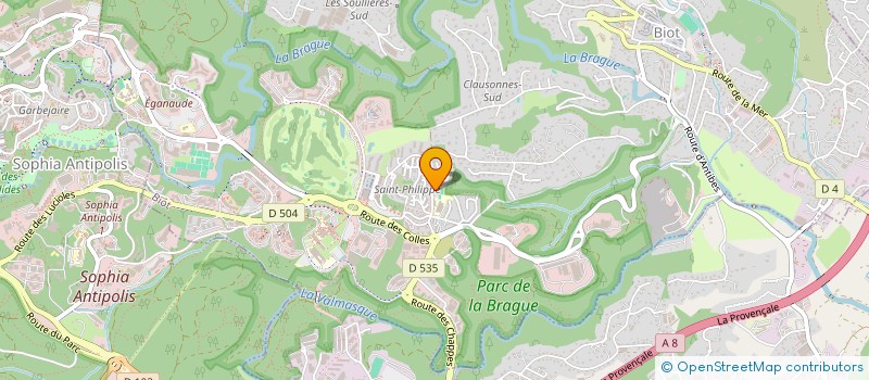 localisation de l'entreprise SCI DATJ  BIOT