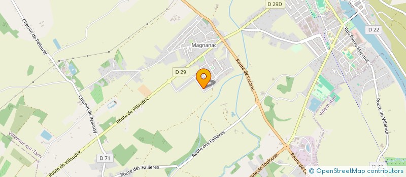 localisation de l'entreprise SCI DATO  VILLEMUR-SUR-TARN