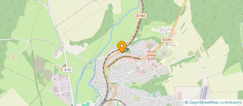 localisation de l'entreprise SCI DATOJIM  NEUFCHATEAU