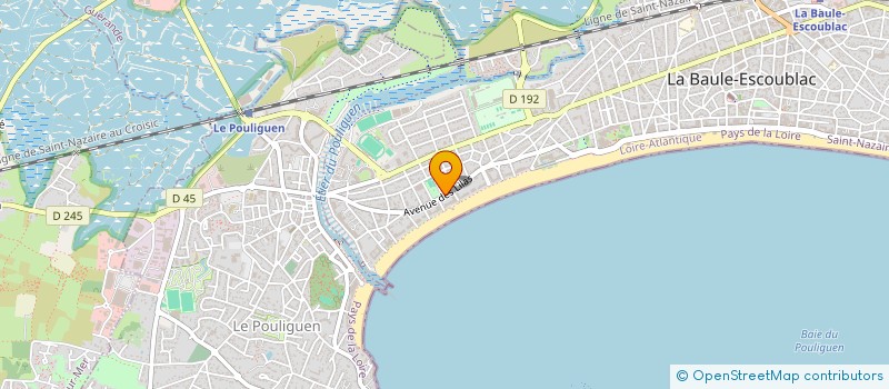 localisation de l'entreprise SCI DATOR à LA BAULE-ESCOUBLAC