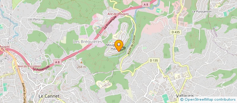 localisation de l'entreprise SCI DATP à MOUGINS