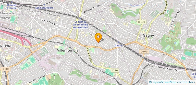 localisation de l'entreprise SCI DATTERI à VILLEMOMBLE