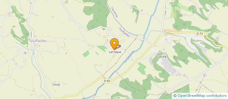 localisation de l'entreprise SCI DAUBA  TOUFFAILLES