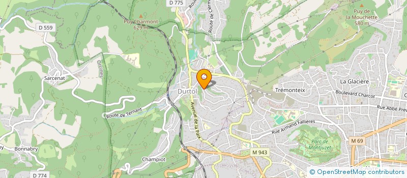 localisation de l'entreprise SCI DAUBIES  DURTOL