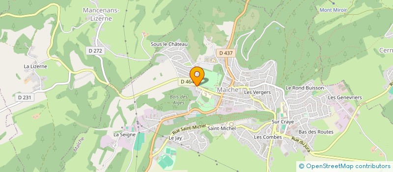 localisation de l'entreprise SCI DAUBIGNY  MAICHE