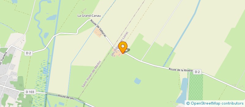 localisation de l'entreprise SCI DAUBIN  JAU-DIGNAC-ET-LOIRAC