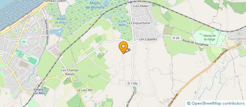 localisation de l'entreprise SCI DAUBLAIN MARTIN à BLONVILLE-SUR-MER
