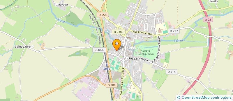 localisation de l'entreprise SCI DAUBRHAS à SEES