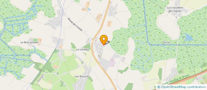 localisation de l'entreprise SCI DAUCE-GERGAUD  DONGES